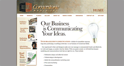 Desktop Screenshot of cornerstone-media.biz